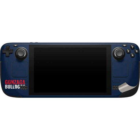 Gonzaga University Bulldogs Bold Steam Deck Handheld Gaming Computer Skin